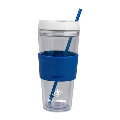 Cool Gear® Callisto Chiller Clear Straw Bottle - 24 Oz.