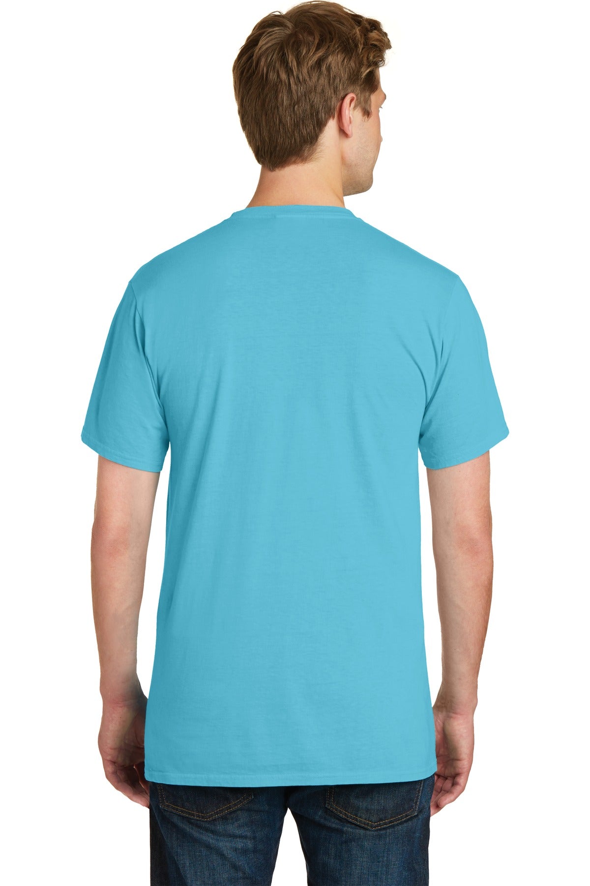 Tidal Wave Port & Company Beach Wash Garment-Dyed Pocket Tee. PC099P