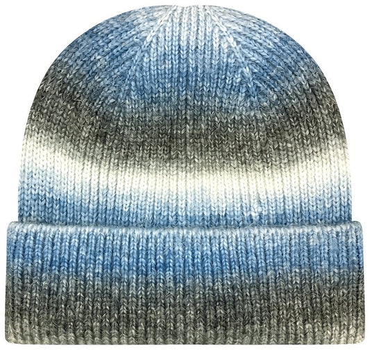 Tie-Dyed Ribbed Beanie - KTDRB