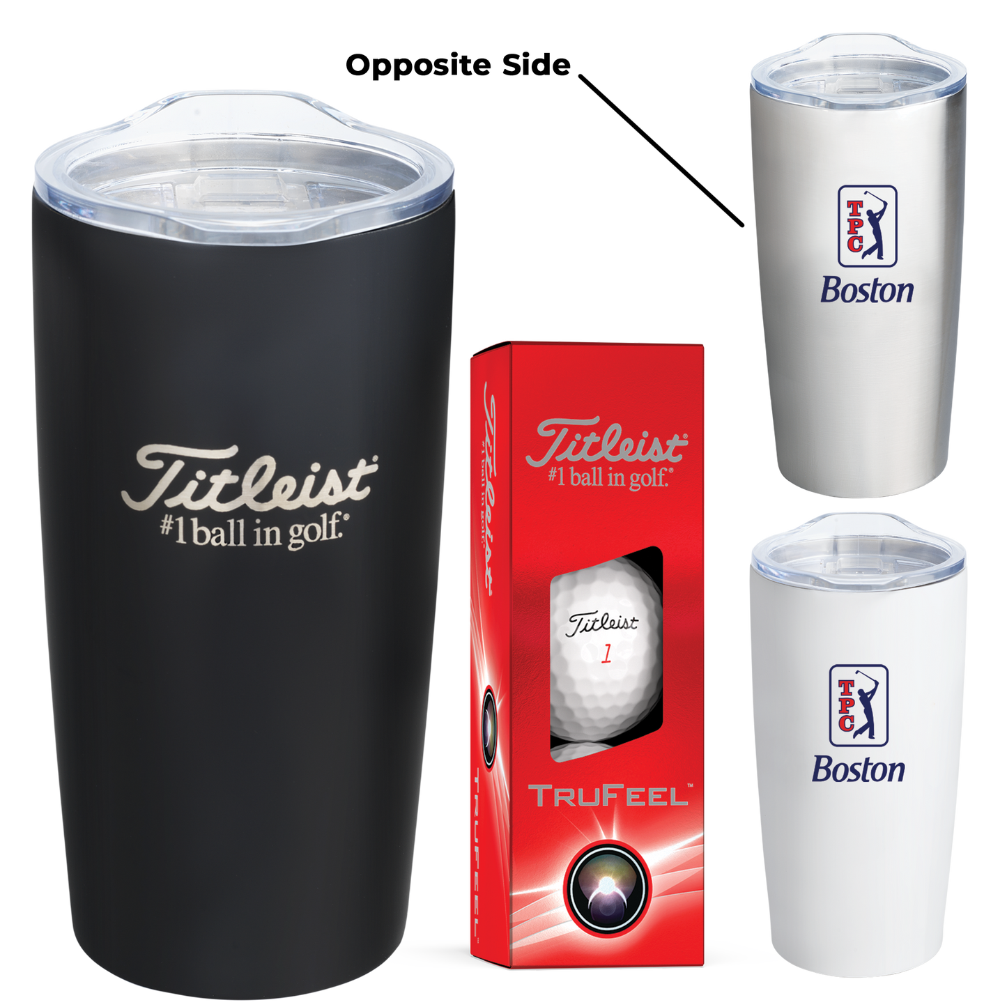 Titleist 3-Ball Tumbler with TruFeel Golf Balls