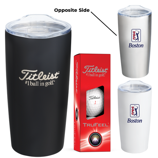 Titleist 3-Ball Tumbler with TruFeel Golf Balls
