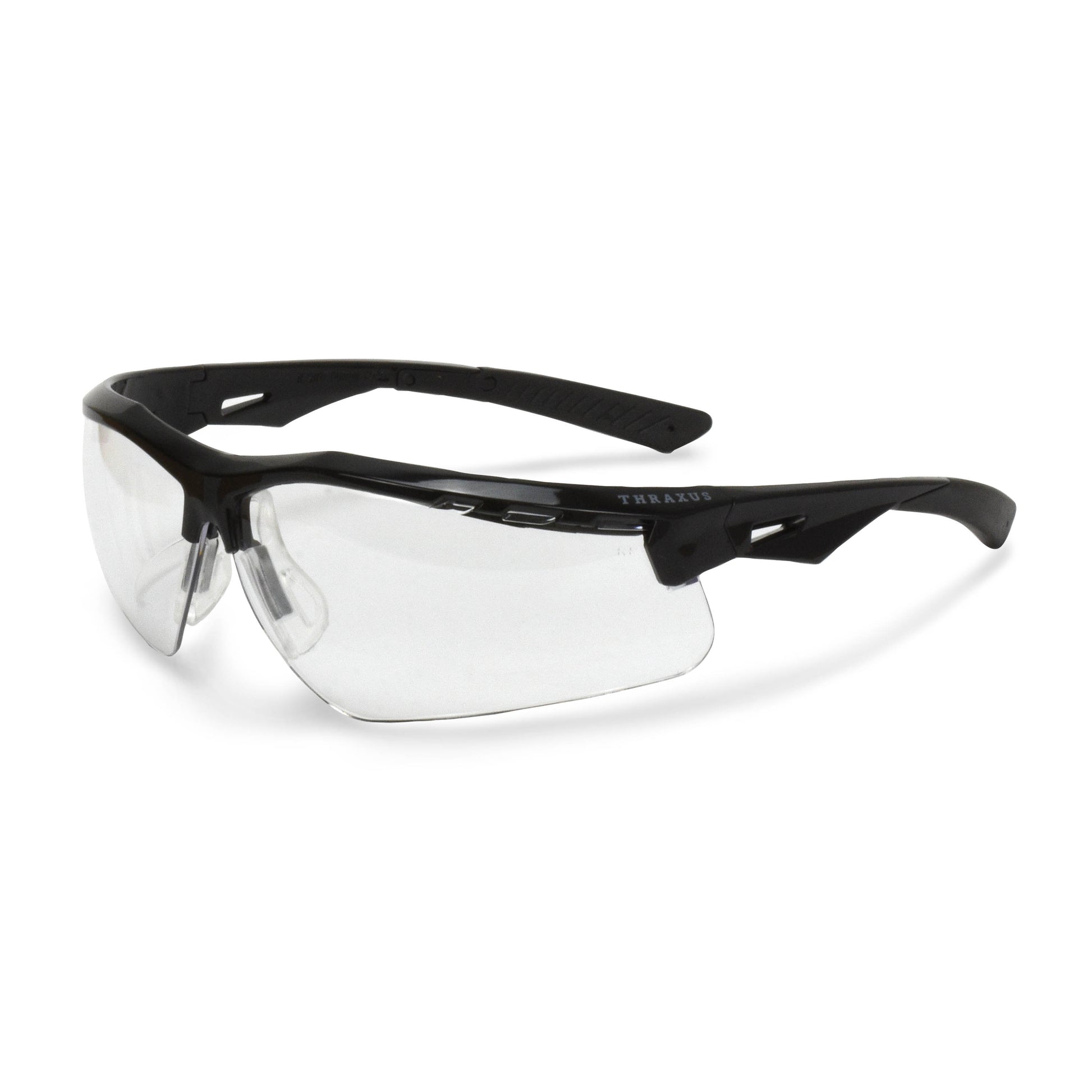Thraxus™ Safety Eyewear - Black Frame - Clear Lens