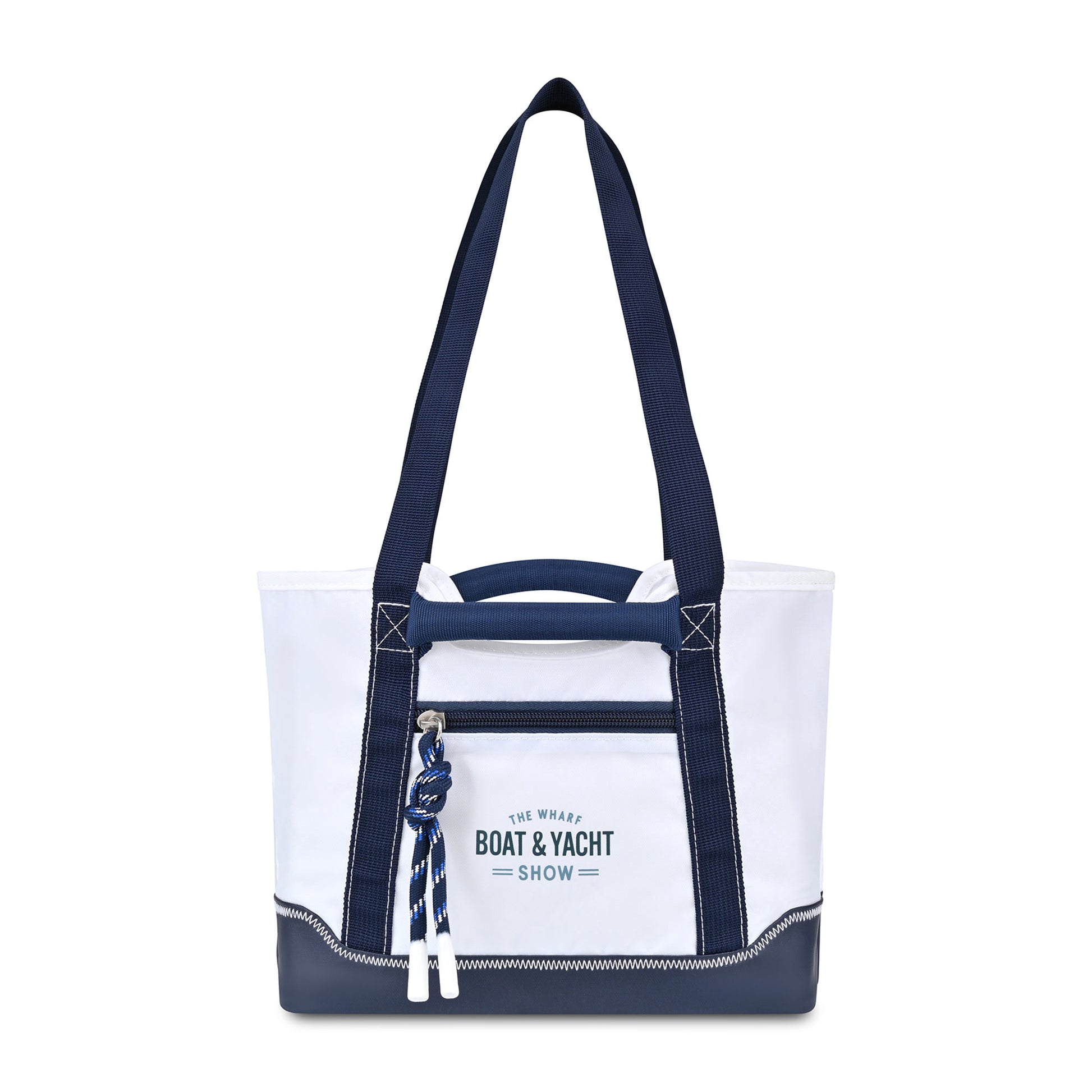 White Harborside Mini Boat Bag