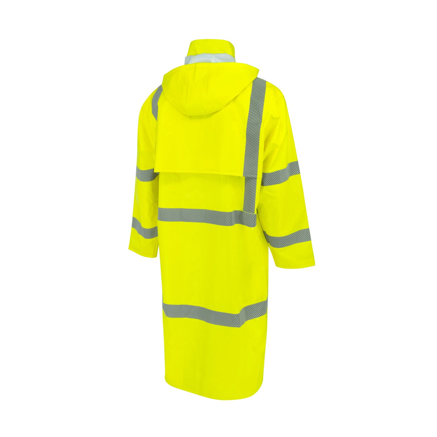 RW08C Class 3 Self-Extinguishing Raincoat - Lime - Size  2X