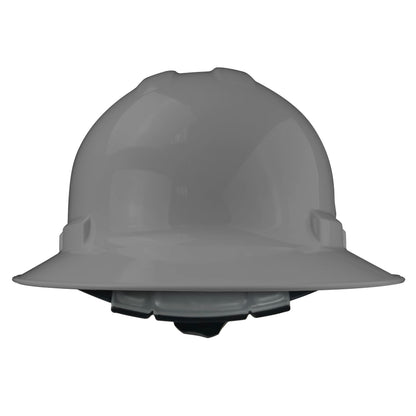 Quartz™ Full Brim 6 Point Ratchet Hard Hat - Dark Gray