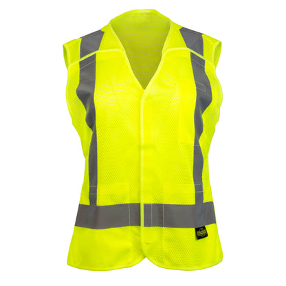 SV4W Women's Breakaway Vest - Hi-Vis Green - Size 2X