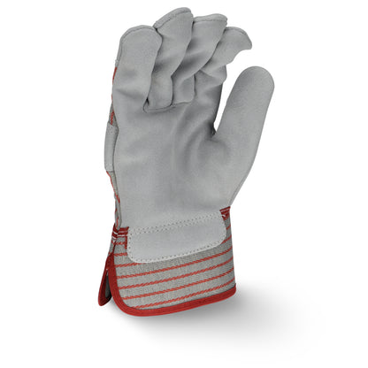 RWG3105 Fleece Lined Economy Shoulder Gray Split Leather Glove - Size L