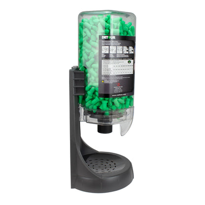 Refillable Dispenser with Detour® 32 Earplugs - 500 Pair