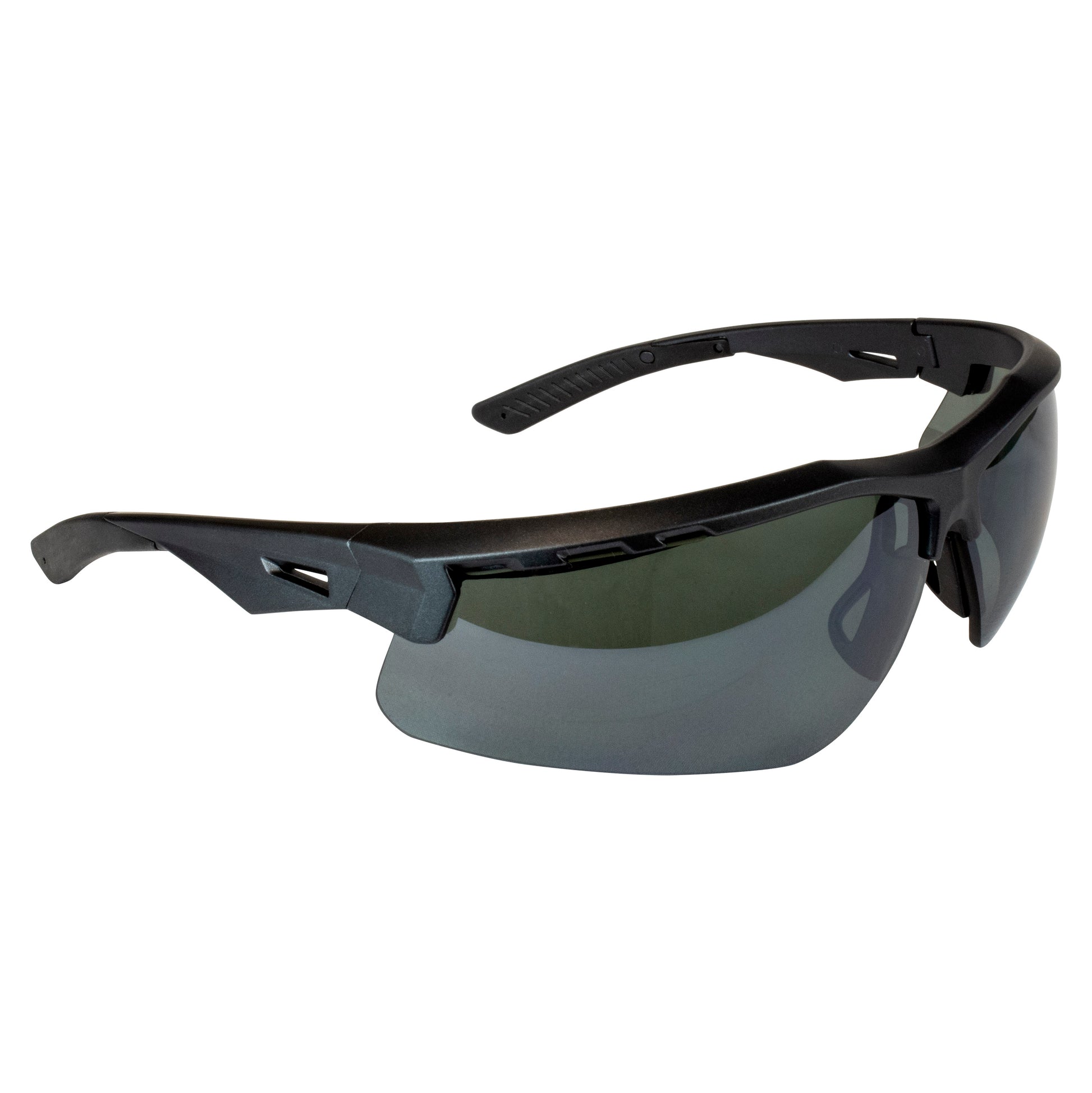 Thraxus™ Safety Eyewear- Black Metal Frame - Smoke Polarized Lens