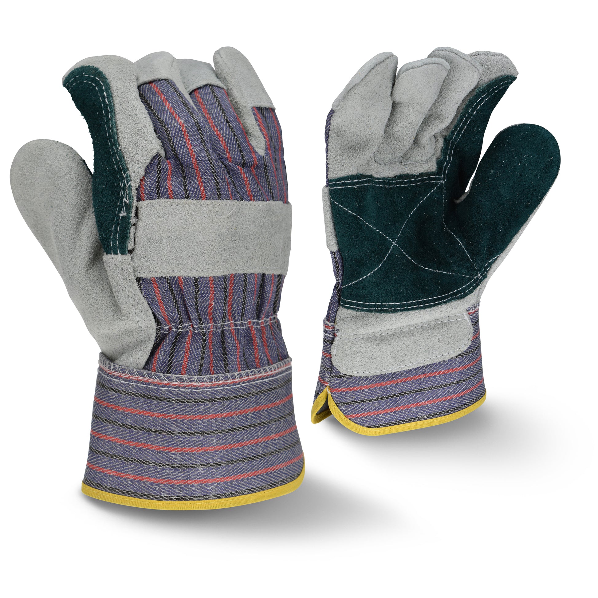 RWG3200JP Regular Shoulder Gray Split Cowhide Leather Glove - Size 2X