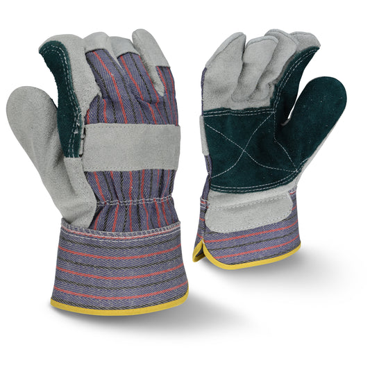 RWG3200JP Regular Shoulder Gray Split Cowhide Leather Glove - Size 2X