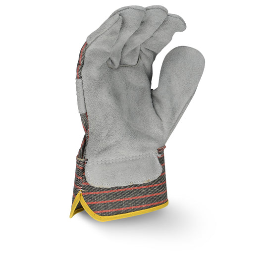 RWG3103 Economy Shoulder Gray Split Cowhide Leather Glove - Size L