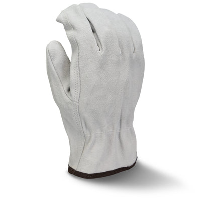 RWG4010 Economy Gray Split Cowhide Leather Driver - Size L