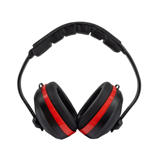 Silencer® Earmuff in Clamshell - Black & Red