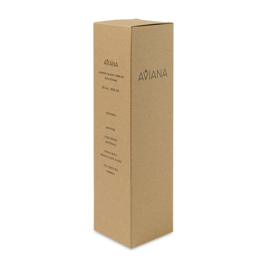 White Aviana™ Journey Tritan™ Tumbler with Straw - 20 Oz