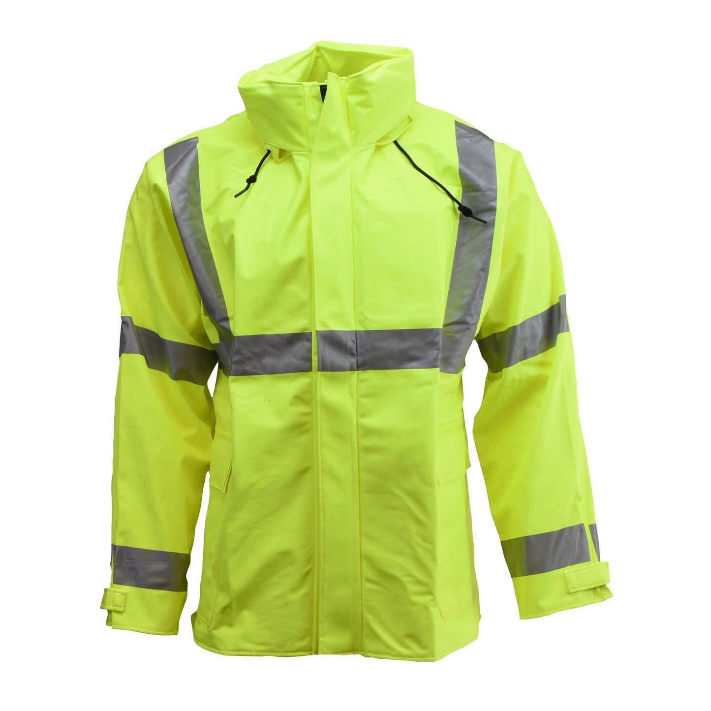 217AJ Flex Arc Jacket with Attached Hood - Fluorescent Orange - Size 2X