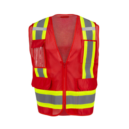 SV6P-1 Type O Class 1 Mesh Surveyor Vest - Blue - Size 2X