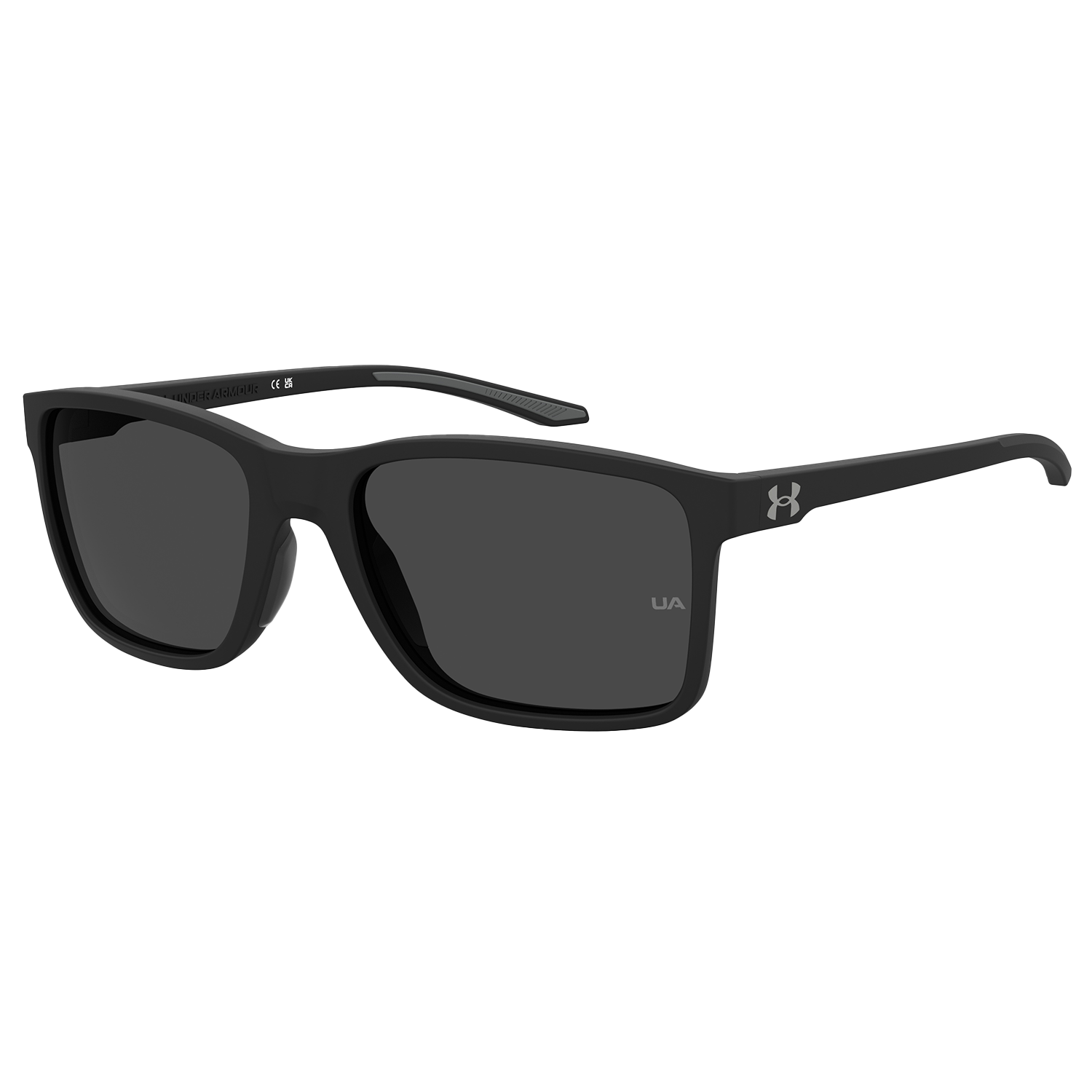 Matte Black Under Armour Hustle XL Sunglasses