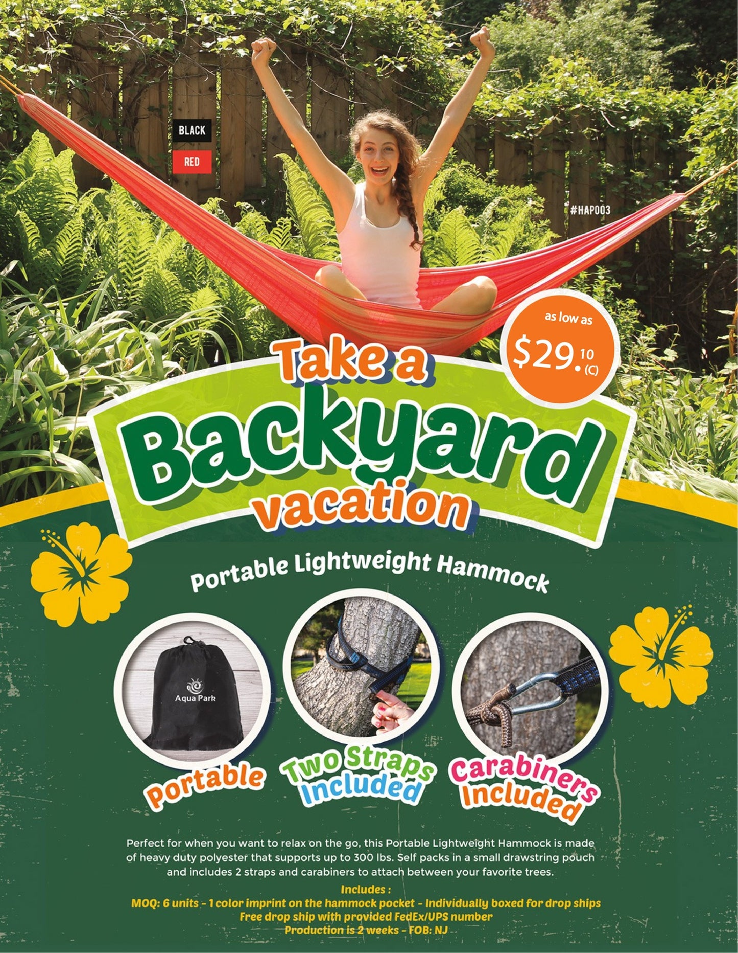 Portable Lightweight Hammock