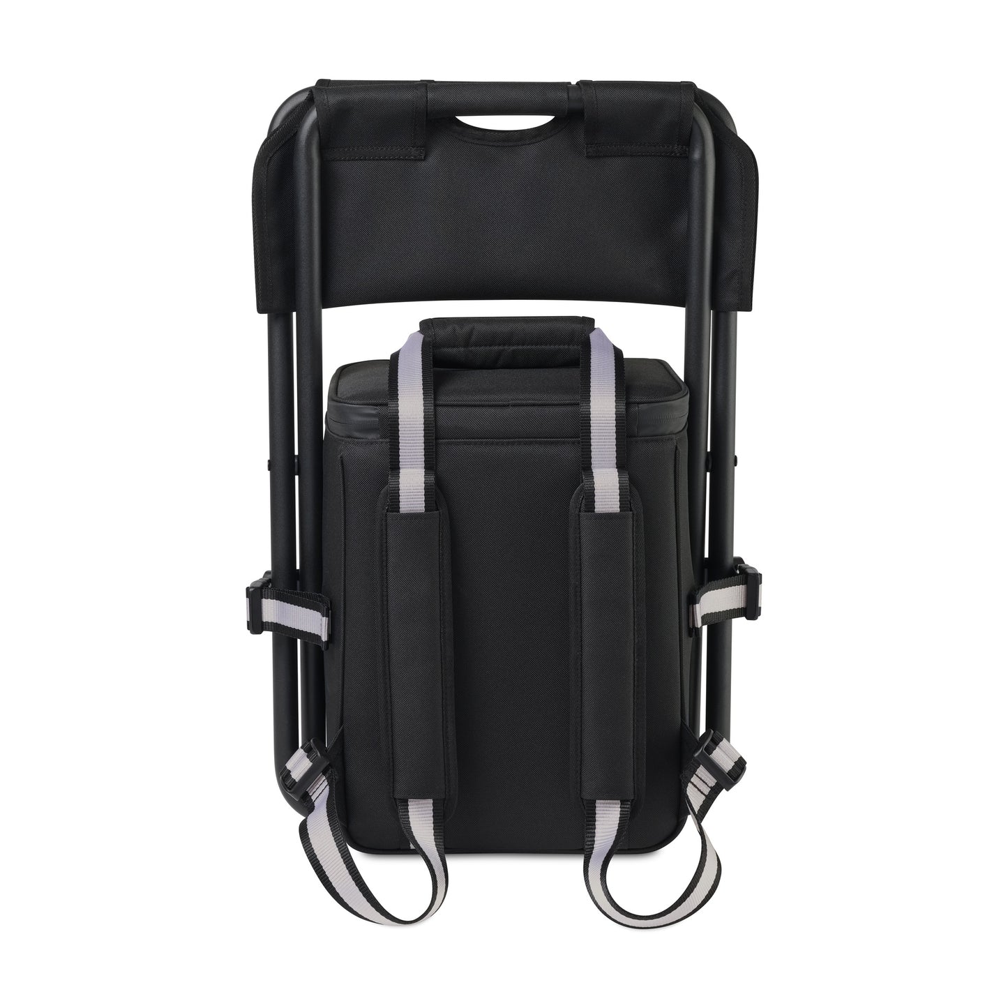 Black Cuisinart Outdoors™ Folding Chair Backpack Cooler