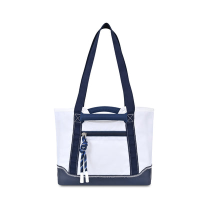 White Harborside Mini Boat Bag