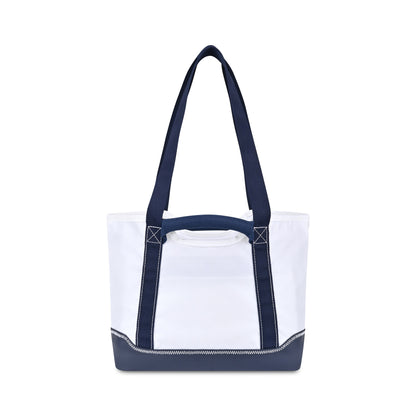 White Harborside Mini Boat Bag