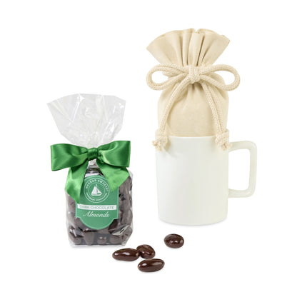 Harbor Sweets Chocolate Covered Almonds Mug Stuffer