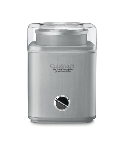 Stainless Steel Cuisinart® Pure Indulgence™ 2 Quart Frozen Yogurt Sorbet & Ice Cream Maker