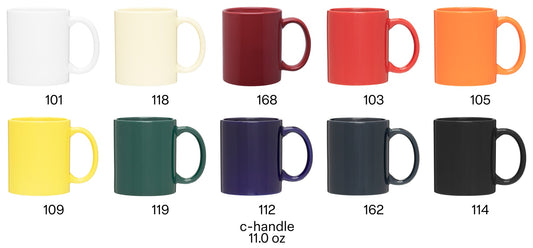11 oz c-handle mug