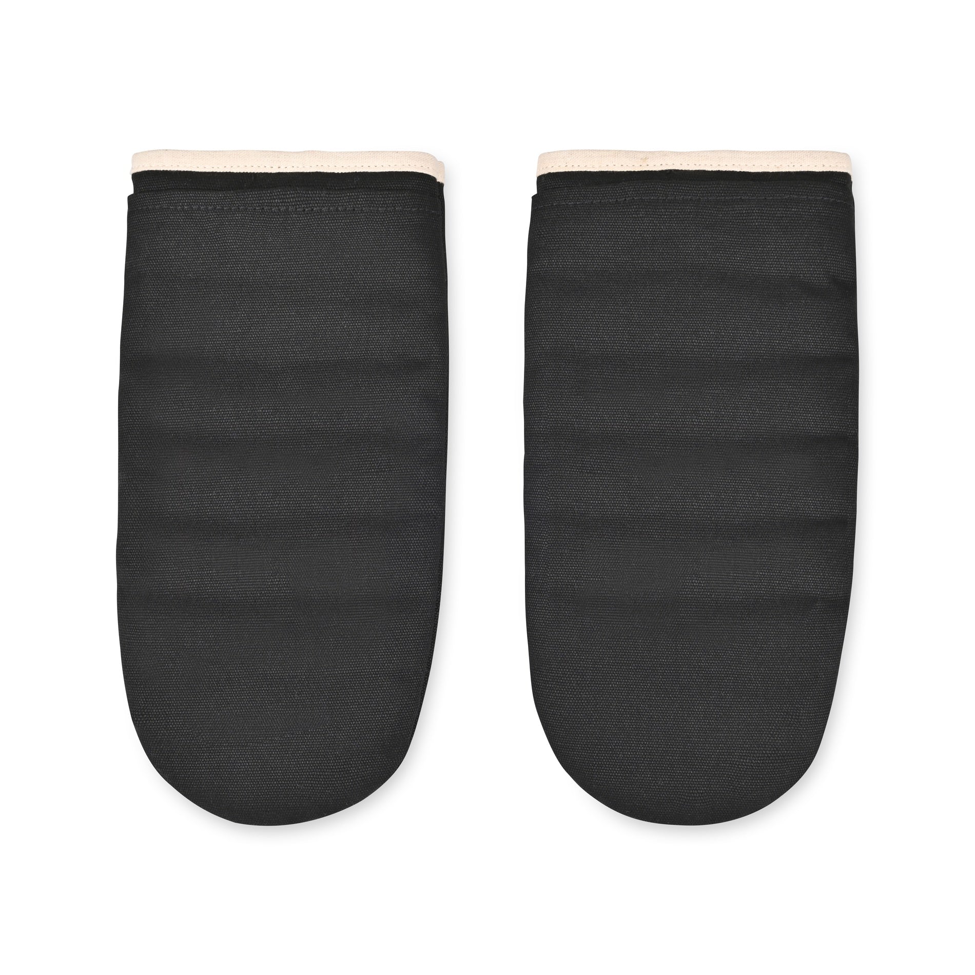 Black La Cuisine Oven Mitt Set of Two