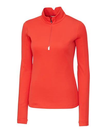 Cutter & Buck Traverse Stretch Eco Quarter Zip Womens Pullover