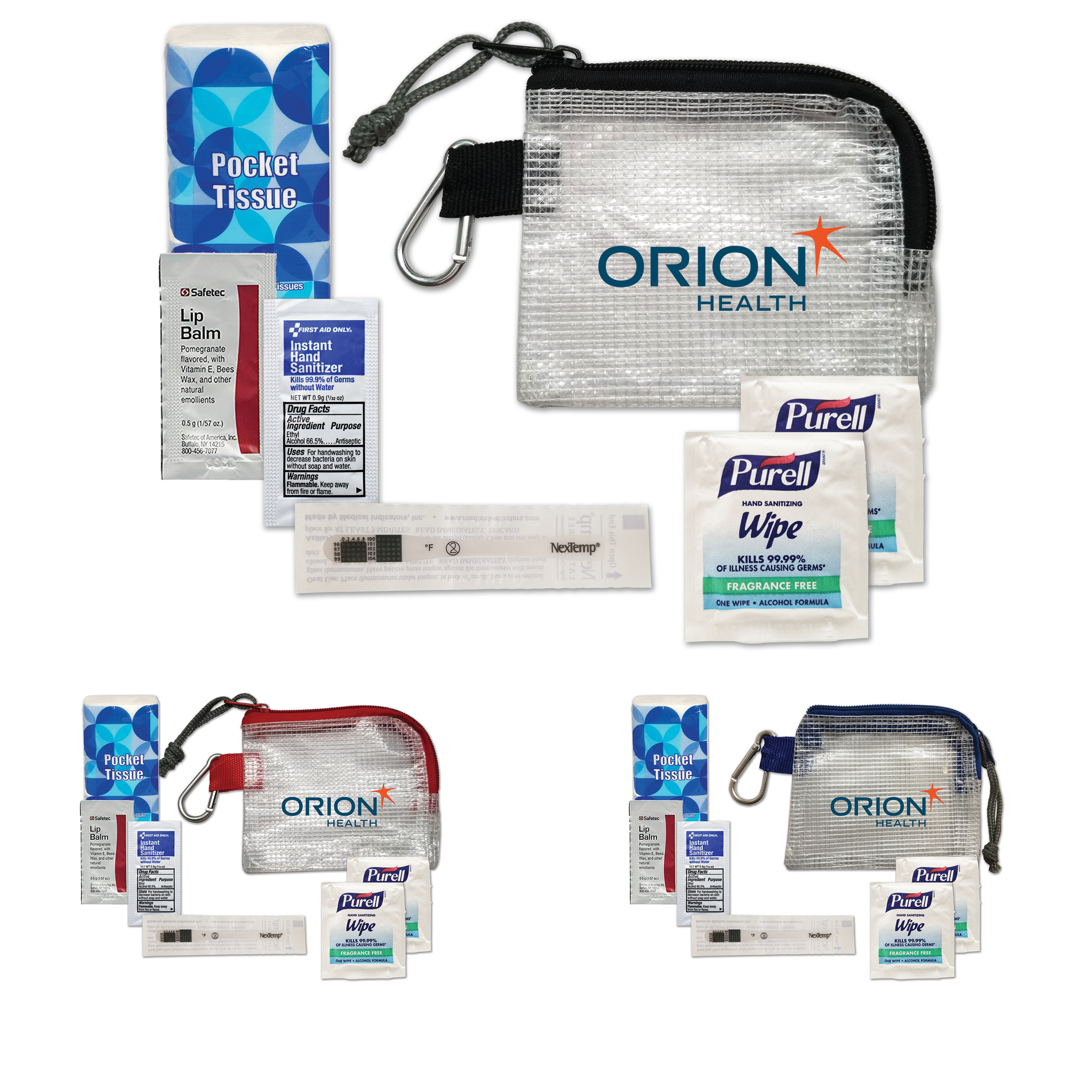 Black Cold & Flu Deluxe Safety And Wellness  Kit