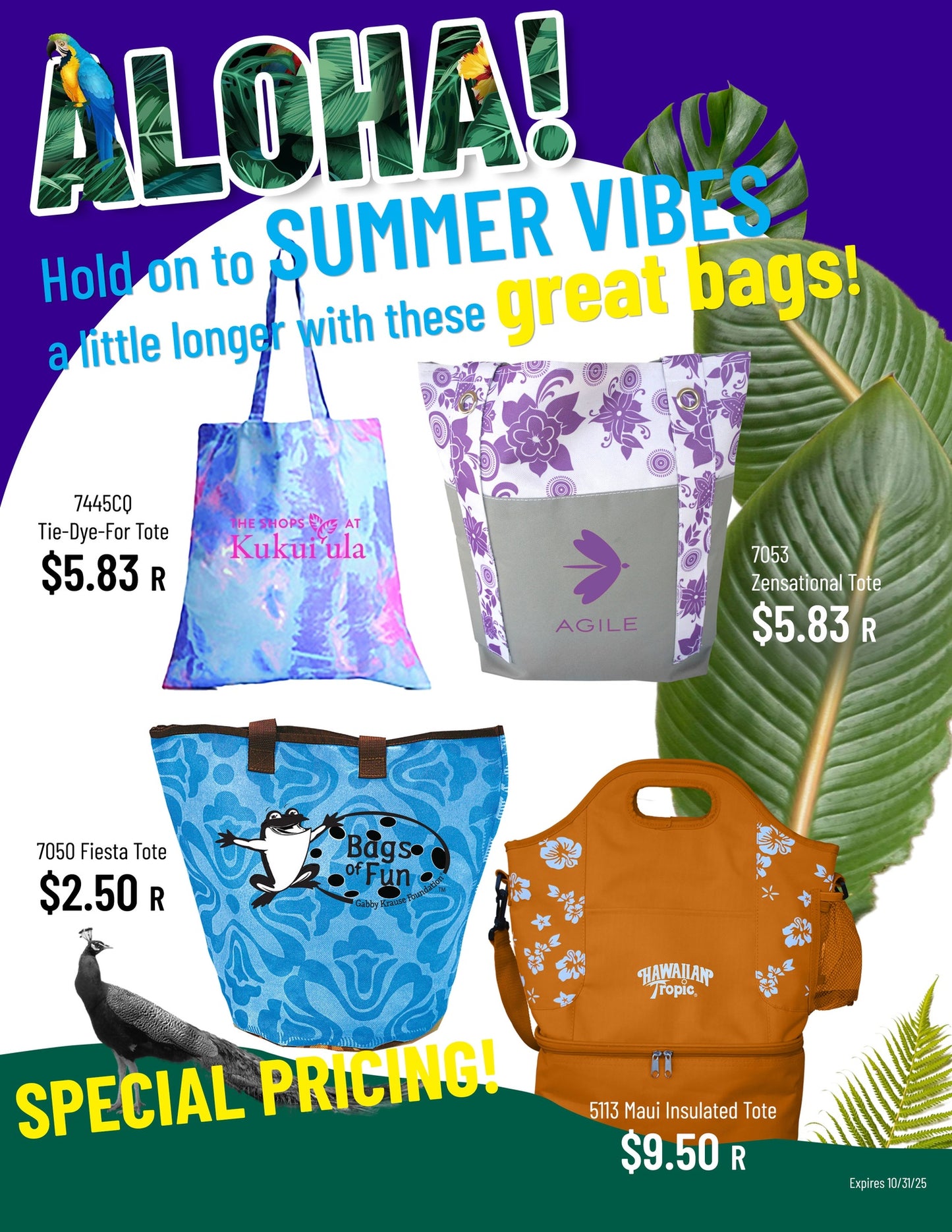 Maui Insulated Tote Bag