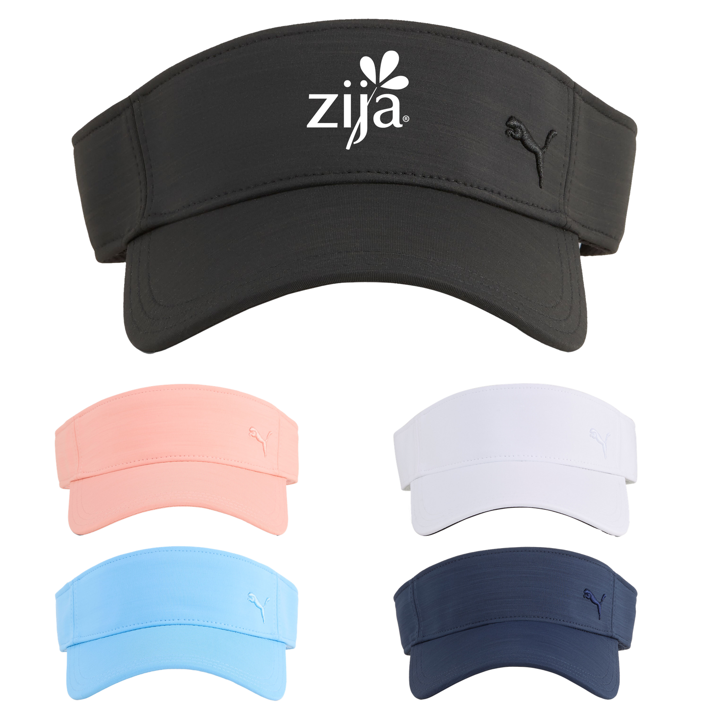 Black Puma Women's Sport Visor