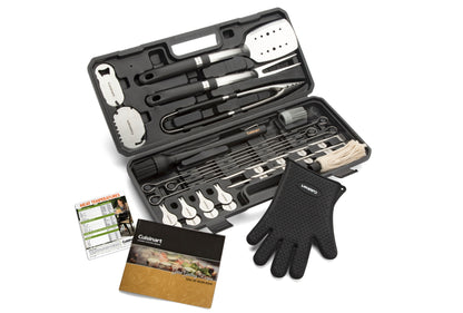 Black Cuisinart Outdoors® 36 Piece Backyard BBQ Tool Set