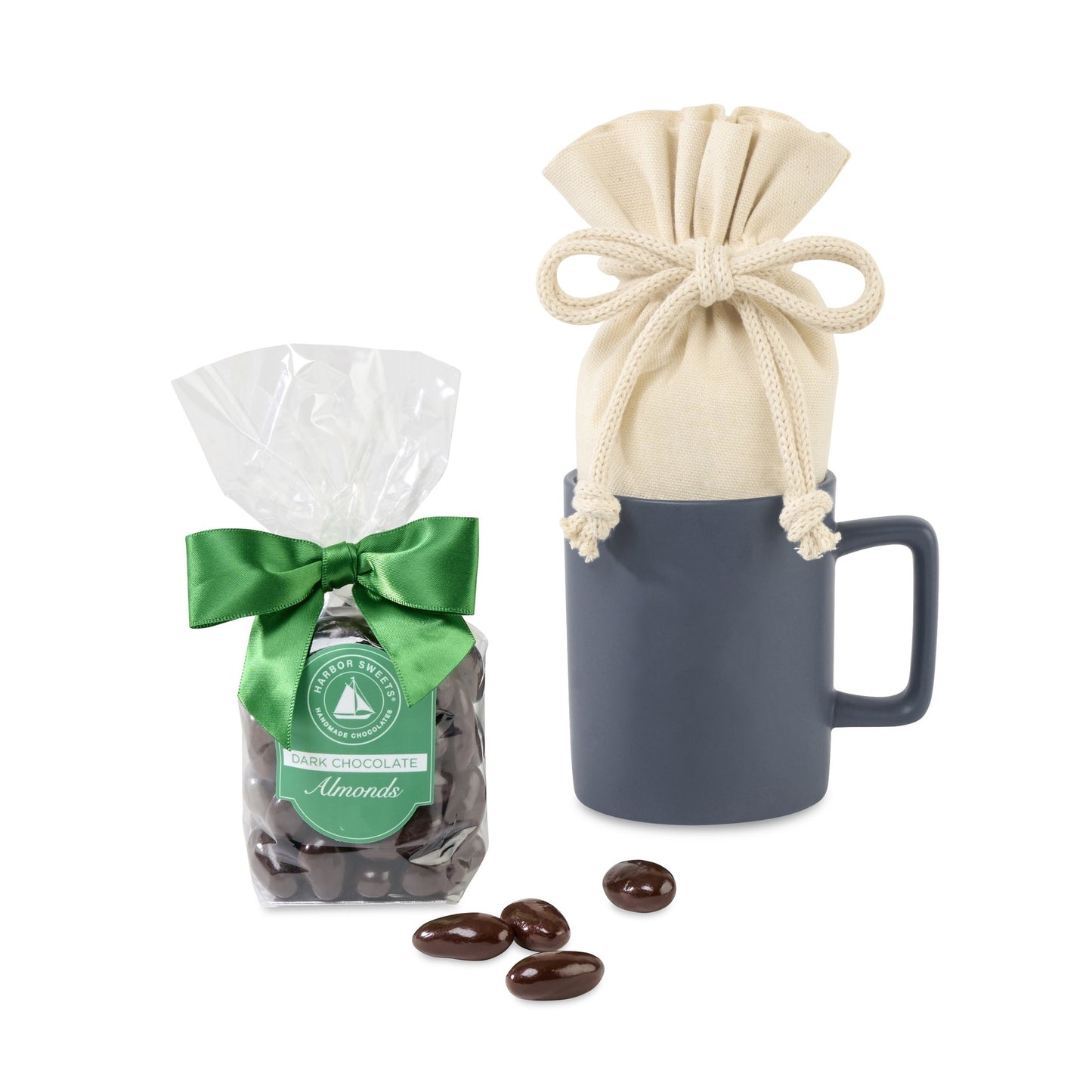 Harbor Sweets Chocolate Covered Almonds Mug Stuffer