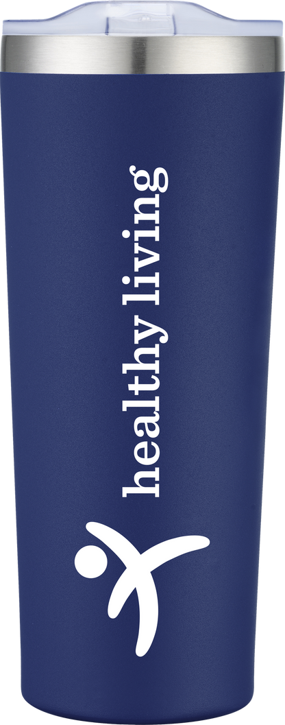 Frosted Gray Tower Tumbler