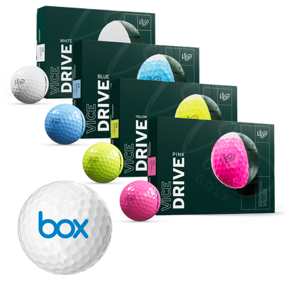 Icy Blue Vice Drive Golf Ball