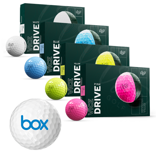 Icy Blue Vice Drive Golf Ball