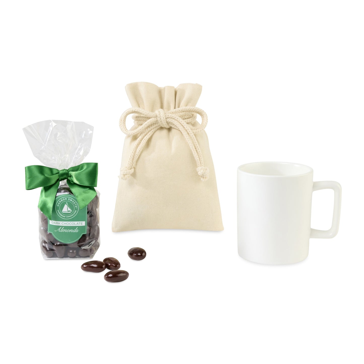 Harbor Sweets Chocolate Covered Almonds Mug Stuffer