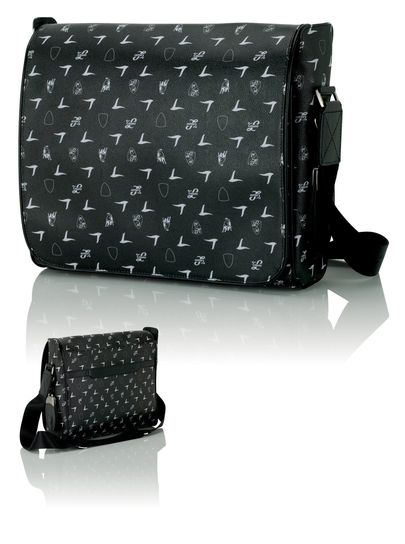 Black Lamborghini Shoulder Bag