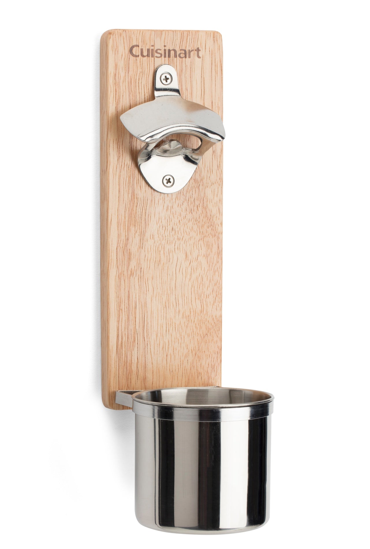 Wood Cuisinart Outdoors® Magnetic Bottle Opener & Cup Holder