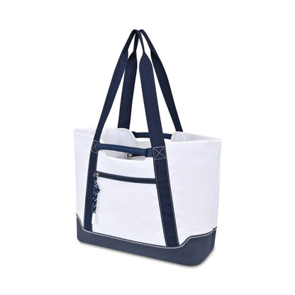 White Harborside Medium Boat Bag