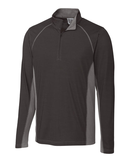 Clique Ice Pique Colorblock Mens Half Zip Tech Pullover