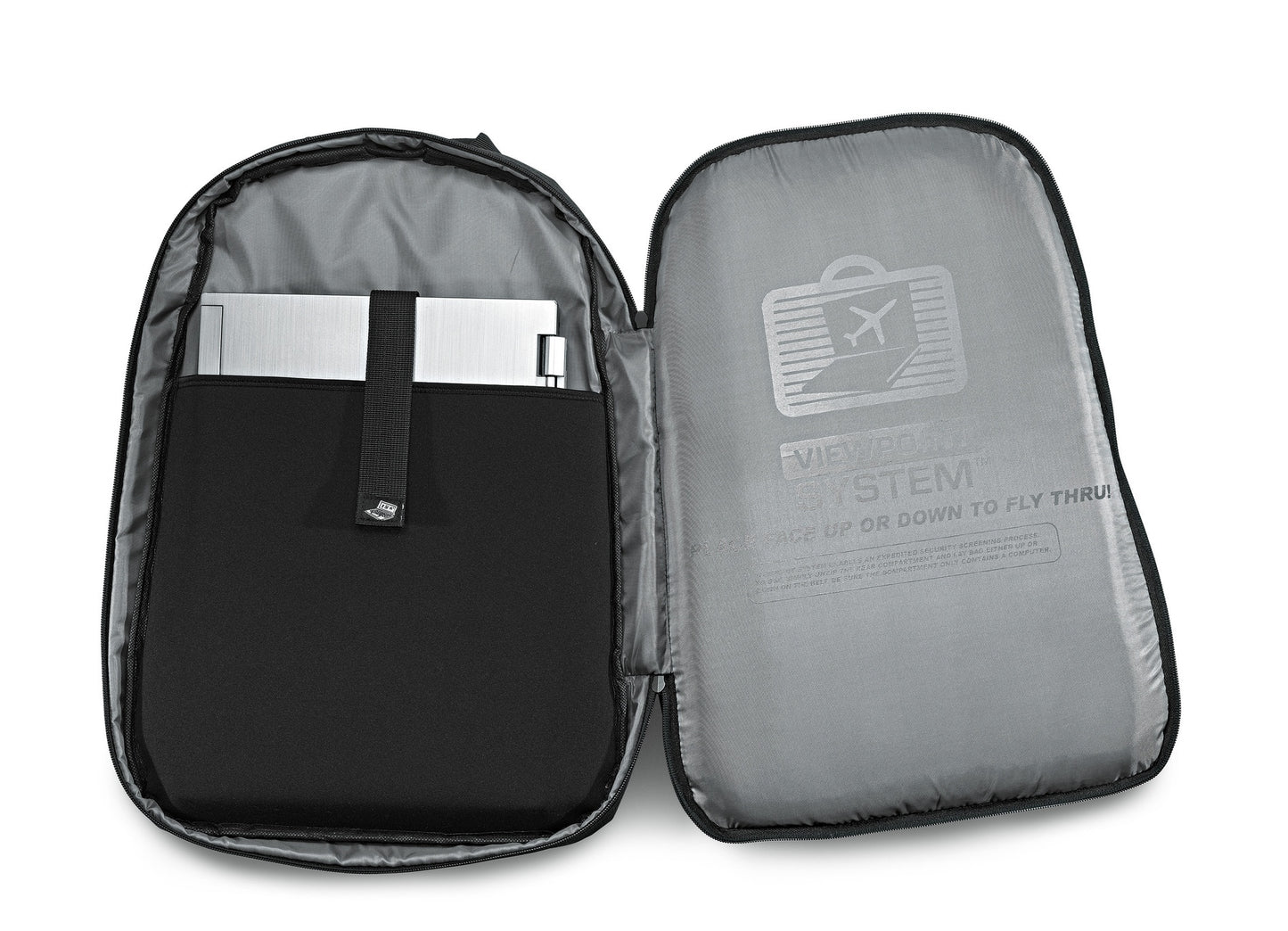 Black Alloy Laptop Backpack