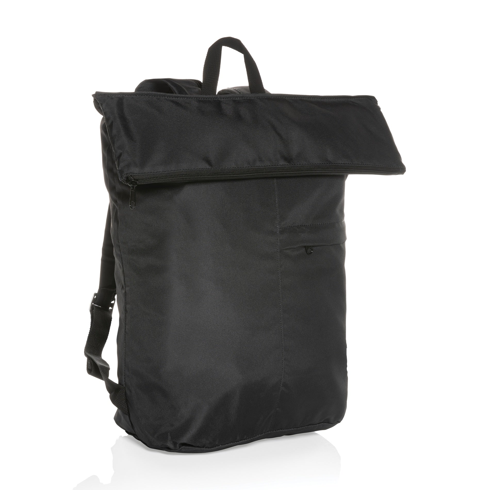 Black Dillon AWARE™ rPET Lightweight Foldable Backpack