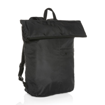 Black Dillon AWARE™ rPET Lightweight Foldable Backpack