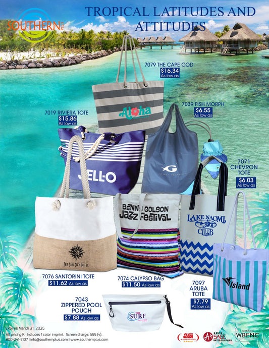 Riviera Striped Tote