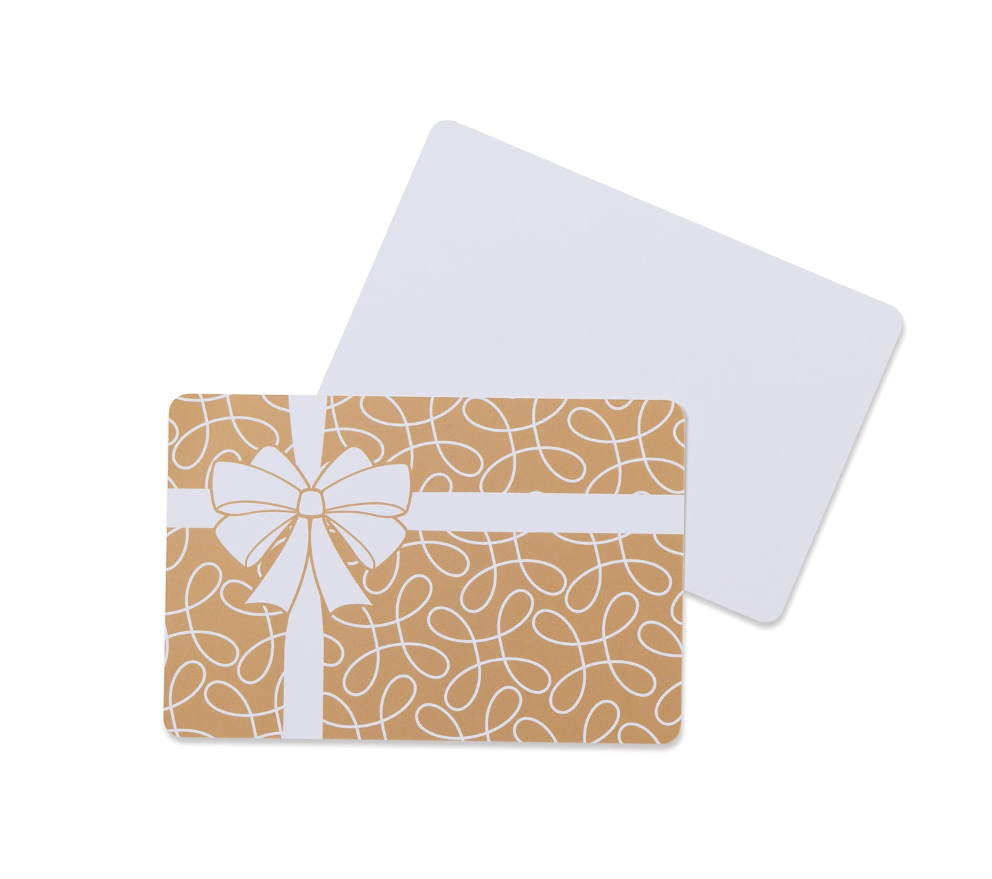 White Gift Box Greeting Card