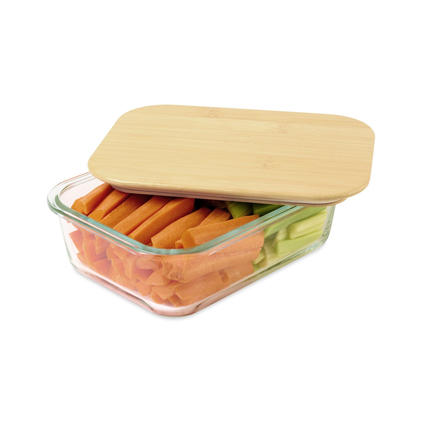 Bamboo 4 Cup Bamboo Storage Container